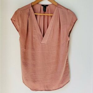 H&M Dusty Rose Top